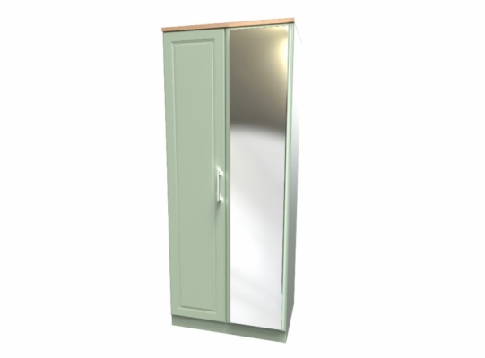 Kent 2ft6in Mirror Wardrobe